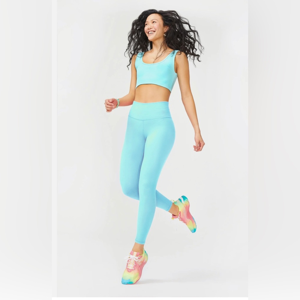 Teal Terez leggings size large